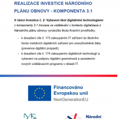 DIGITALIZUJEME ŠKOLU