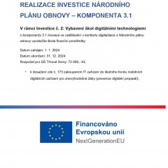 DIGITALIZUJEME ŠKOLU